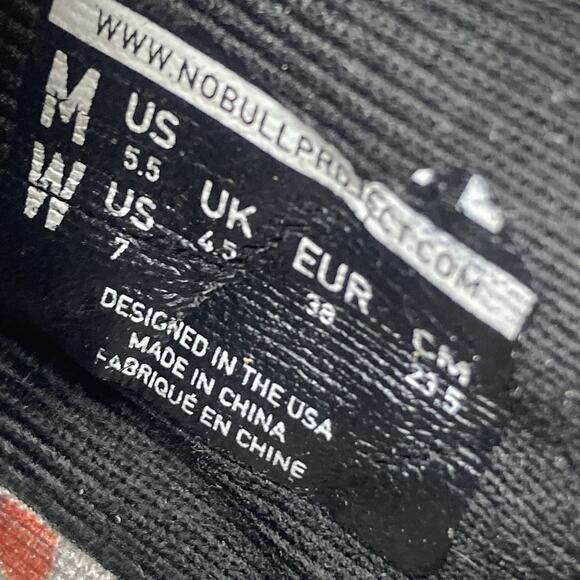 Mens 5.5 Women 7 NoBull OutWork Trainer Black Colorful Camo Crossfit Gym Shoe - Picture 9 of 9